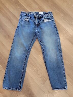Mens Slim Boot Tk Axel  Medium Wash Straight Leg Jeans